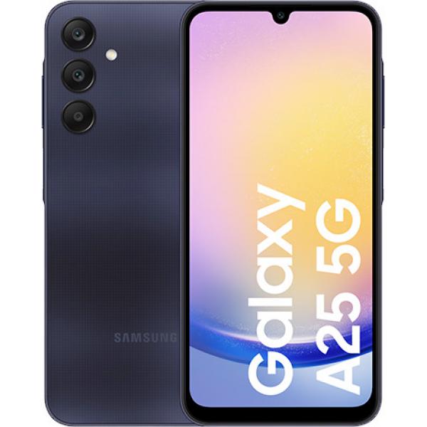 Samsung Galaxy A25 (A256) Dual 5G 128 GB 6 GB RAM (Fantasy Azul) Preto Azul