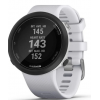 Garmin Swim 2 Schwarz mit weißem Steinarmband 42-mm-Smartwatch für Wasser 5ATM GPS