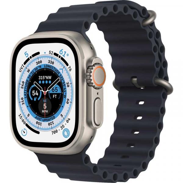 Apple Watch Ultra 2 cassa in titanio da 49 mm cinturino blu oceano EU