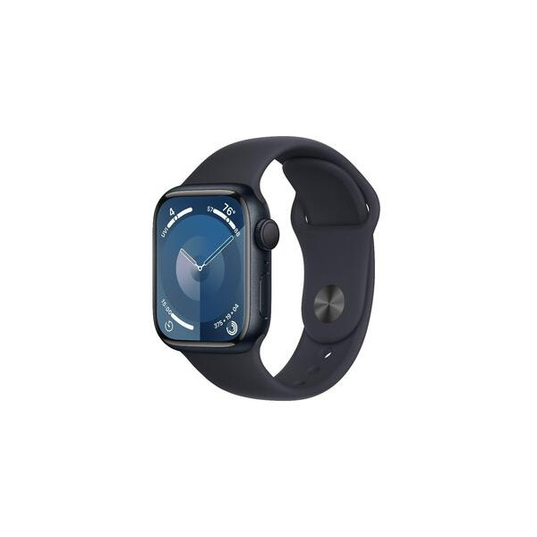 Montre connectée Apple Watch 9 Boîtier Alu Midnight 41mm bracelet sport Midnight M/L EU