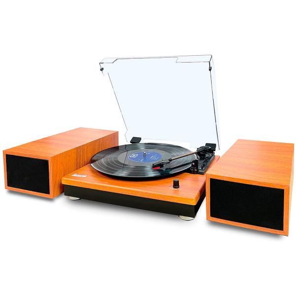 Lauson Cl616 Oak / Turntable With Speakers