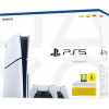Sony Playstation 5 PS5 Slim Digital Edition 1 TB Gehäuse D + 2 Dual-Sense-Controller weiß