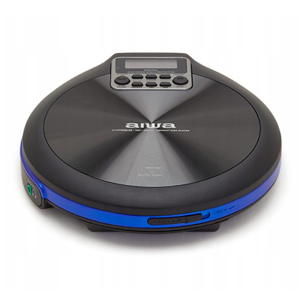 Aiwa Walk Azul / Leitor de CD Mp3