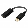 DISPLAYPORT CABLE ADAPTER TO HDMI TYPE A 0.15 METERS 4K RESOLUTION 30HZ