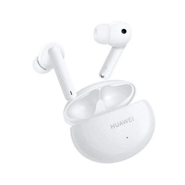 Custodia per batteria con cancellazione del rumore per cuffie Bluetooth intrauricolari in ceramica bianca Huawei Freebuds 4i