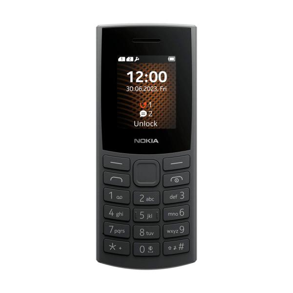 Nokia 105 4G (2023) Preto (Carvão) Dual SIM