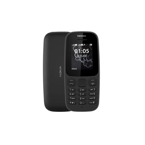 Nokia 105 4ª edição DS preto OEM