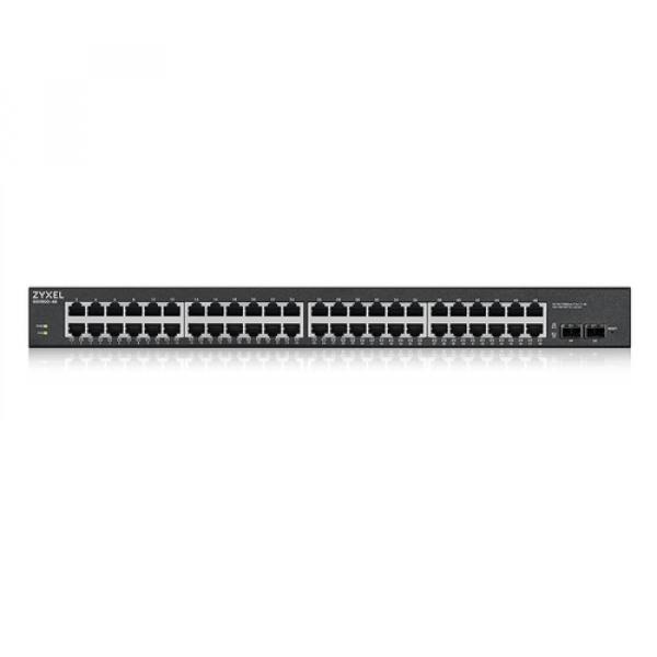 Rack de switch inteligente 48p Gbe 24poe L2