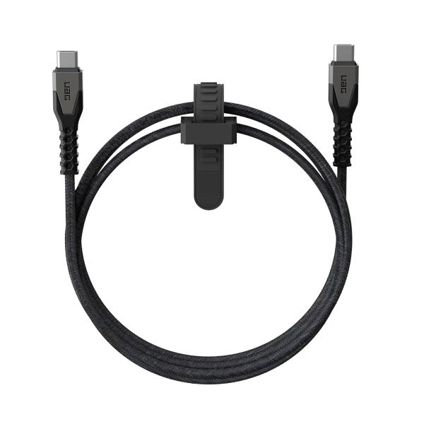 Uag Kevlar Pd 60w Black / Cable Usb-c (m) To Usb-c (m) 1.5m
