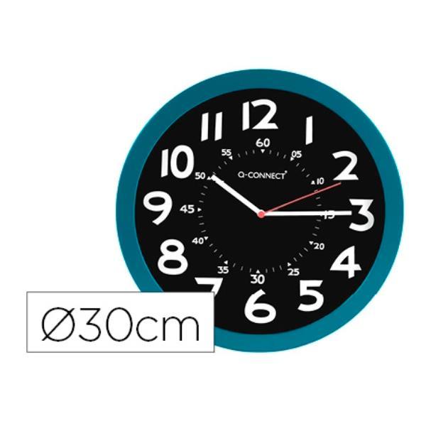 Reloj Q-connect De Pared Plastic