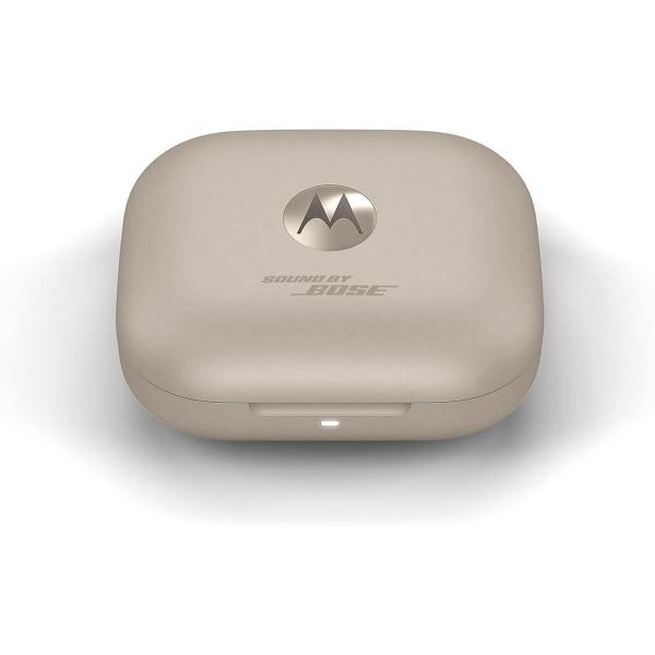 Fones de ouvido Bluetooth Motorola Moto Buds+ bege (praia areia)