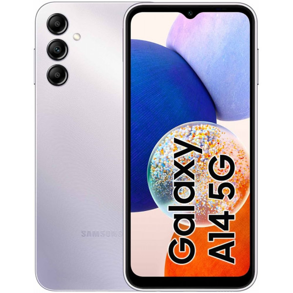 Samsung SM-A146P Galaxy A14 5G Dual Sim 4+64GB argento DE