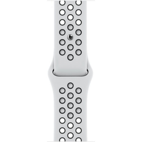 Pulseira Apple Watch pure platinum / black Nike Sport Band