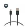 Ksix Bxcusb01 Black / Cable Usb-a (m) To Microusb (m) 1 Meter