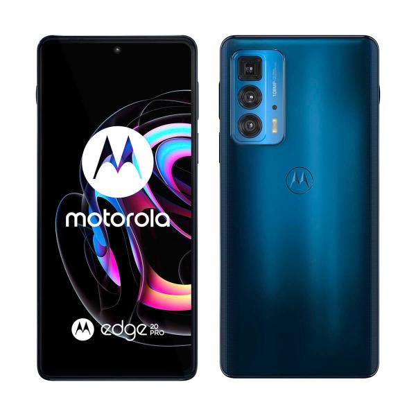 Motorola Edge 20 Pro 5G 12 Go/256 Go Bleu (Bleu nuit) Double SIM XT2153-1