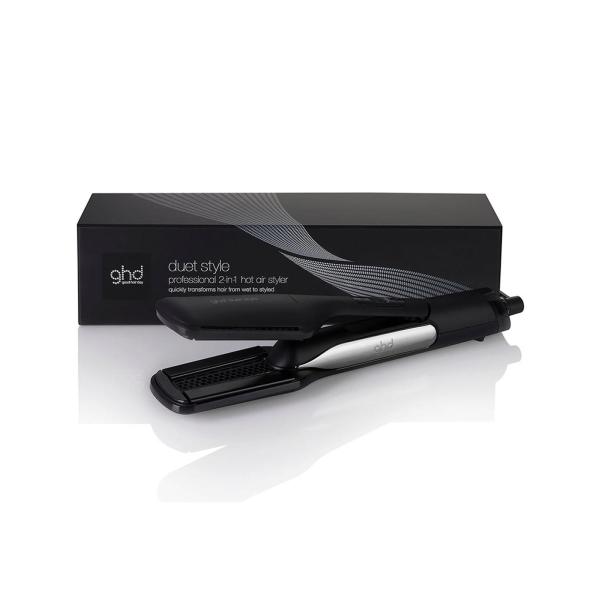 Fer à cheveux noir GHD duo 2 EN 1 ET Sèche-linge AIR CHAUD