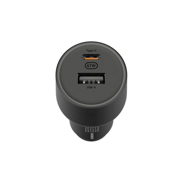 Chargeur de voiture Xiaomi 67W USB-A Type-C Noir (Noir) BHR6814GL