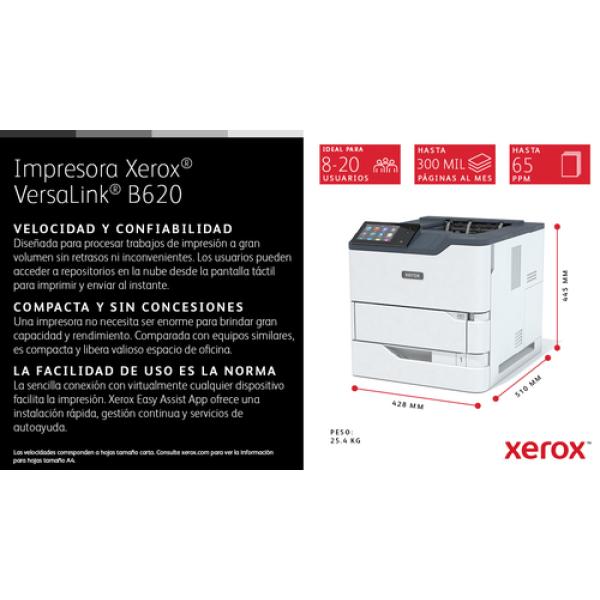 Impressora Duplex VersaLink B620 A4 61ppm