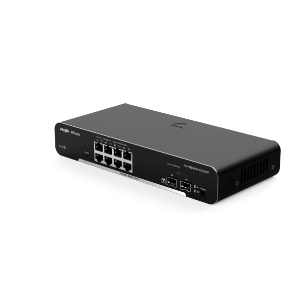 COMMUTATEUR RUIJIE REYEE RG-NBS3100-8GT2SFP COMMUTATEUR DE BUREAU 5 PORTS 10/100 MBPS