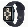 Apple Watch SE (2ª geração) 2023 GPS 44 mm alumínio e pulseira esportiva preta (meia-noite) - tamanho M/L