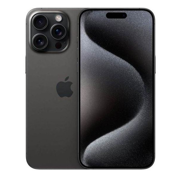 Apple iphone 15 PRO MAX 256GB titânio preto mu773qn/a