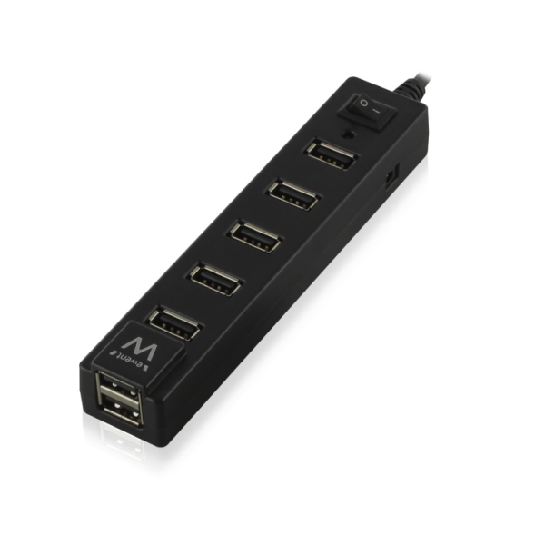 HIGH SPEED USB 2.0 7-PORT USB-A HUB EIN/AUS-SCHALTER