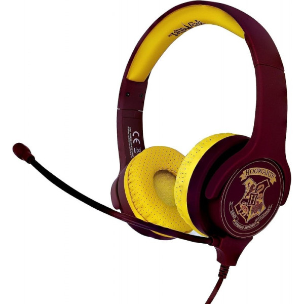 HARRY POTTER-AURICULARES INTERACTIVOS CON ESCUDO DE HOGWARTS KIDS+MICROFONO