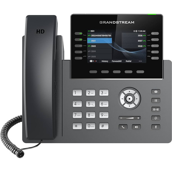 Téléphone IP GrandStream GRP2615 5 SIP 2xGbE PoE WiFi