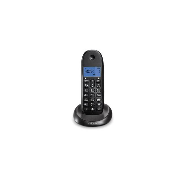 MOTOROLA C1003 CB+ DECT Telefon Schwarz Trio