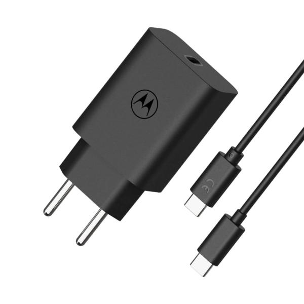 Motorola Sjmc302 Noir / Chargeur Secteur Usb-c Vers Usb-c 30w