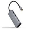 USB-C Hub Nanokabel 2xUSB-A+2xUSB-C+HDMI+USB-C PD