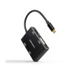 Covero Nanocavo USB-C a HDMI-DVI-DP-VGA/H 10cm