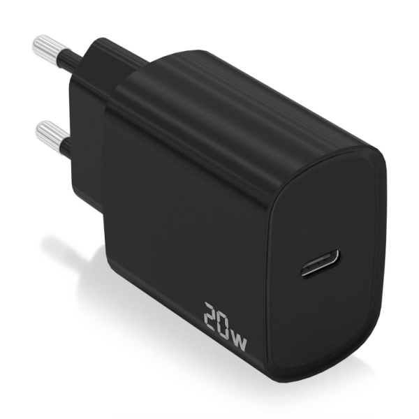 AISENS CHARGEUR USB-C PD3.0 1 PORT 1XUSB-C 20W NOIR