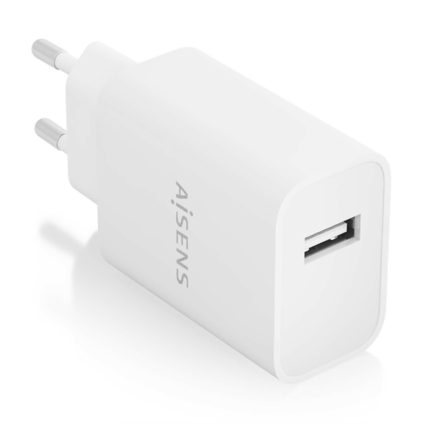 CARICABATTERIE USB AISENS 10W ALTA EFFICIENZA 5V/2A BIANCO