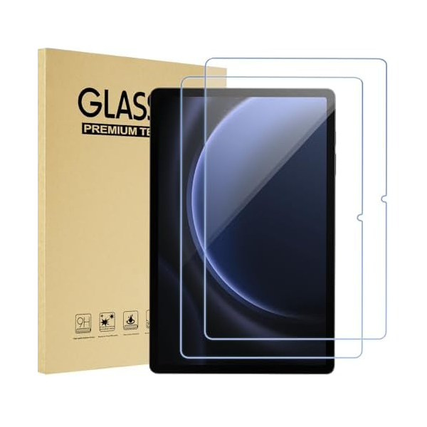 Pellicola salvaschermo in vetro progettata in modo intelligente per Samsung Galaxy Tab S7 FE/S7+/S8+/S9 FE+/S9+ trasparente