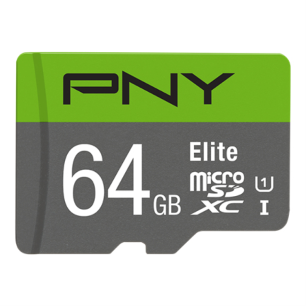 MICROSD PNY 64GB ELITE UHS-I C10 R100