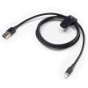 Zagg Charge Stream Schwarz / Kabel USB-A (m) auf Lightning (m) 1 m
