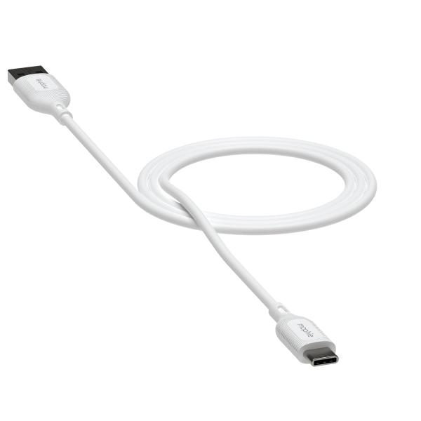 Zagg Mophie Essentials Weiß / Kabel USB-A (m) auf USB-C (m) 1 m