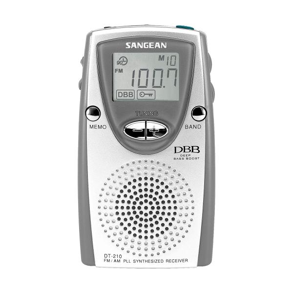 Sangean Dt-210 Cinza / Rádio Portátil