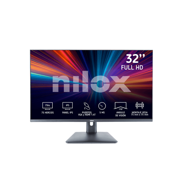 NILOX NXM32FHD11 Monitor 32" IPS 5 ms HDMI VGA