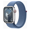 Apple Watch Series 9 prata alumínio 41 mm 4G inverno azul esportivo loop DE