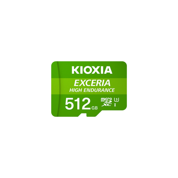 KIOXIA MICRO SD 512GB EXCERIA HIGH ENDURANCE UHS-I C10 R98 WITH ADAPTER