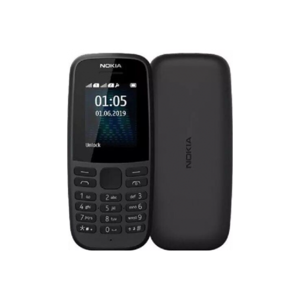 Nokia 105 4ª edição DS preto OEM