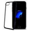 Transparente schwarze Silikonhülle für das iPhone 7 Plus