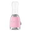 Liquidificador de vidro Smeg 50&#39;style rosa pbf01pkeu