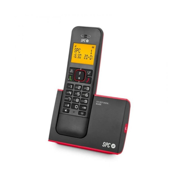 SPC 7290RC1 DECT Telephone BLADE ID AG50 Red
