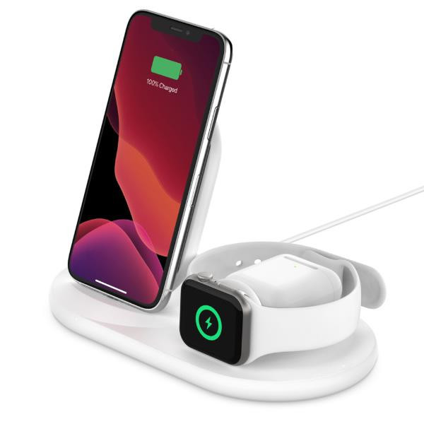 3-in-1 Wireless Pad/Stand/Apple Watch