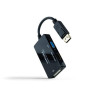 Conversor Nanocable DP para HDMI/DVI/VGA Preto 20 cm