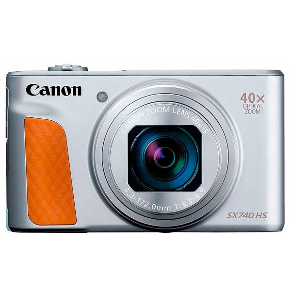 Canon Powershot Sx740hs Câmera Digital Compacta Prata 20.3mp UHD 40x Zoom Óptico Wifi Bluetooth