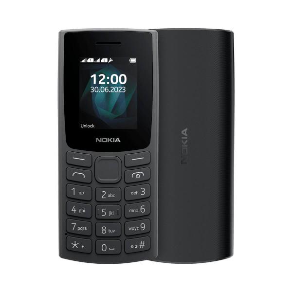 Nokia 105 2G (2023) Schwarz (Anthrazit) Dual-SIM